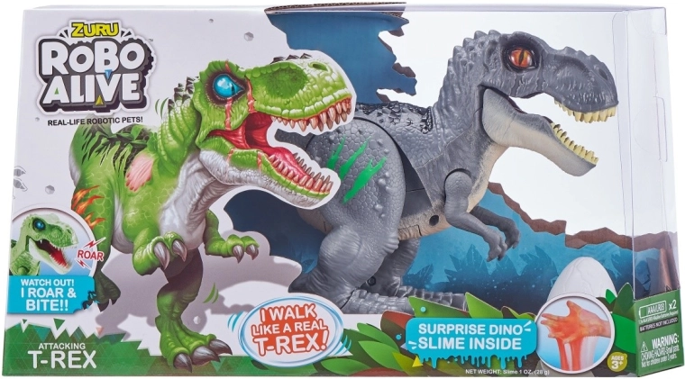 Walks and attacks like a real T‑Rex