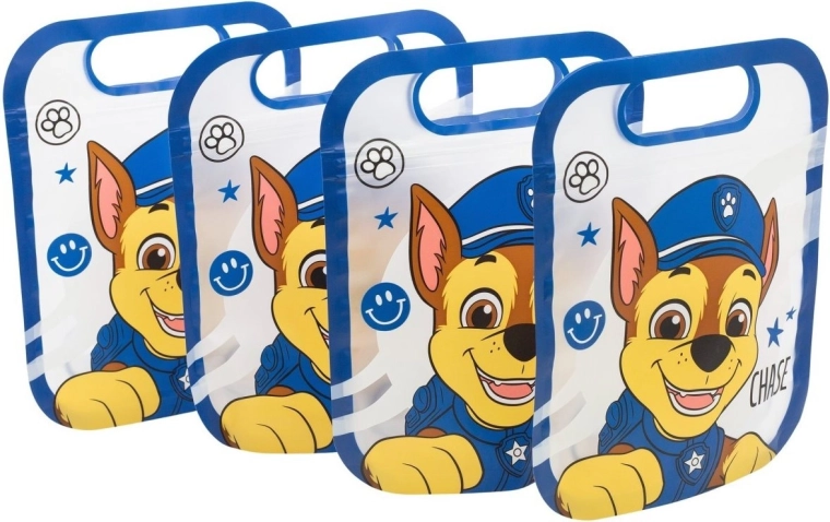 Set of resealable bags PAW PATROL, 4 pcs