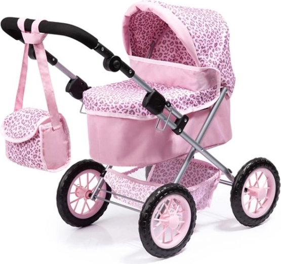 Bayer kolica za lutke Trendy ružičasta s leopard uzorkom