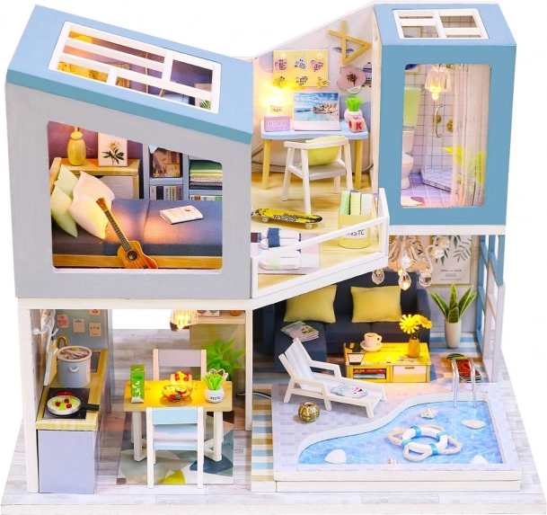 2Kids Toys minijatura kućice vila – Plava