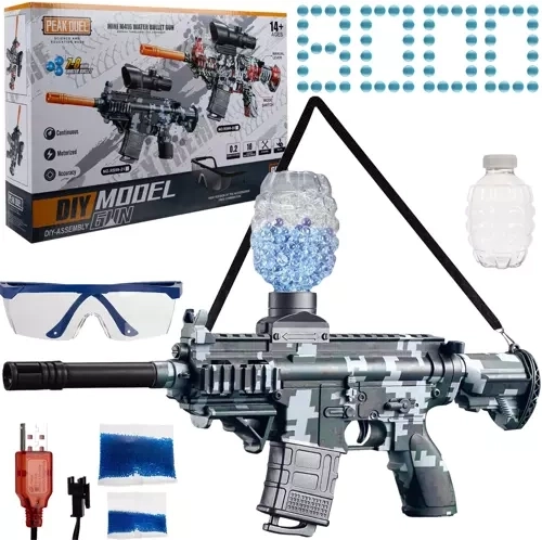 Kruzzel electric gel blaster – gel ball and foam dart gun - 1 piece