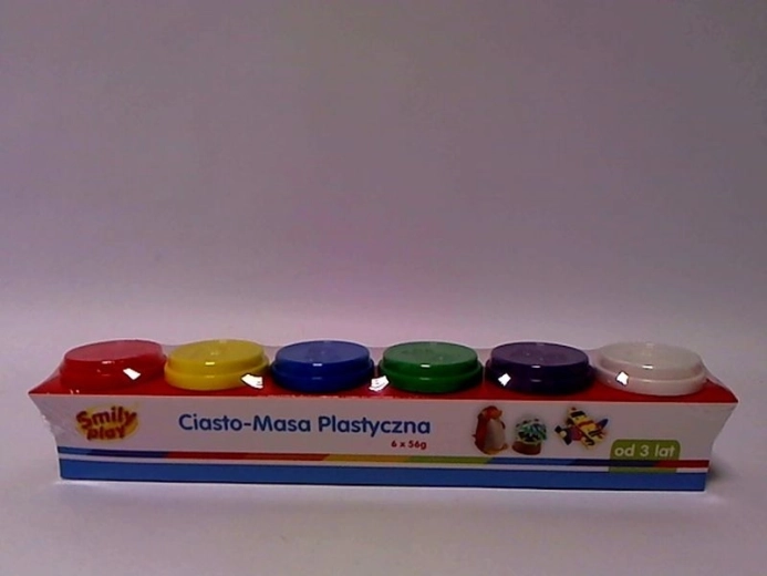 SmilyPlay modeling compound in cups (6 colors) - 1 piece