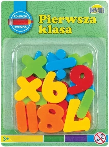 Magnetic Numbers on Blister Pack Dromader
