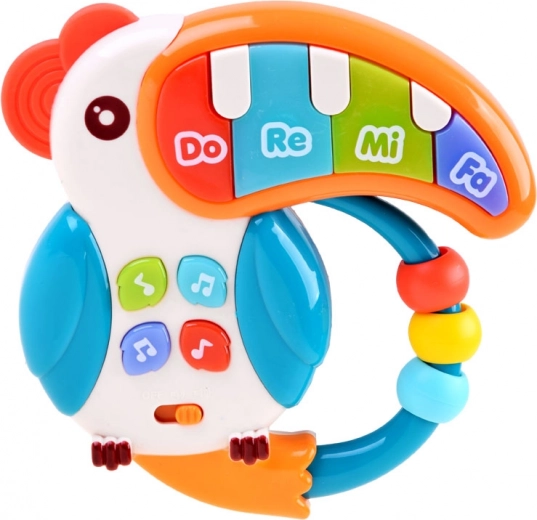 Svjetleći kljun i veseli zvukovi