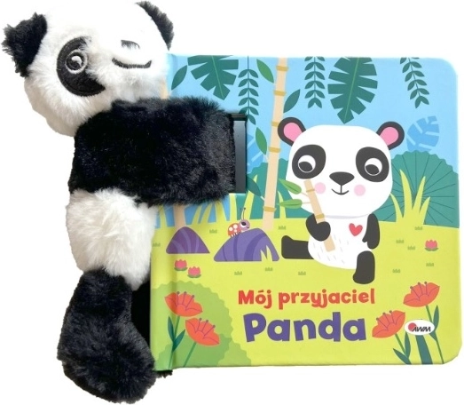 My Panda Friend – board book with a plush finger puppet