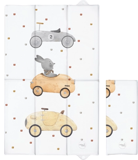 Ceba Baby putna podloga za previjanje basic bunny driver 80 × 50 cm - 1 komad