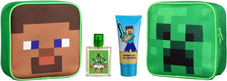 Toaletna torbica MINECRAFT s EDT 50 ml i gelom za tuširanje 100 ml
