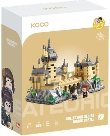 Konstrukcijski set KOCO magični dvorac 1132 dijelova - 1 komad