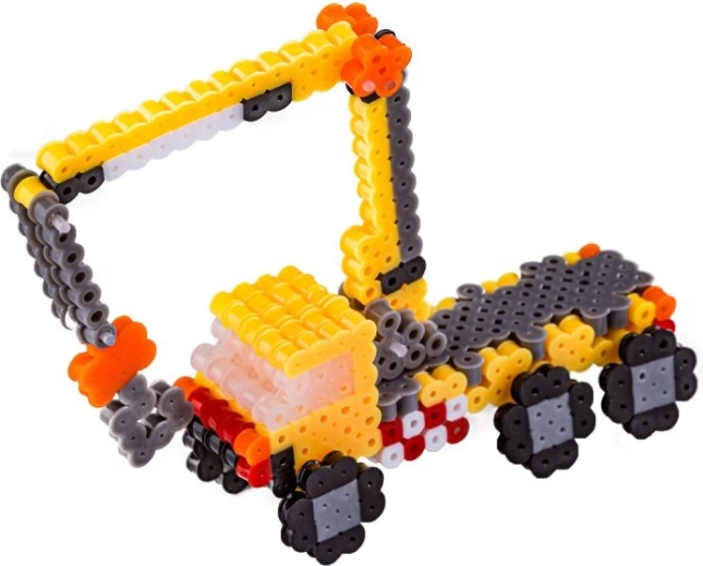 3D model of a truck with a crane