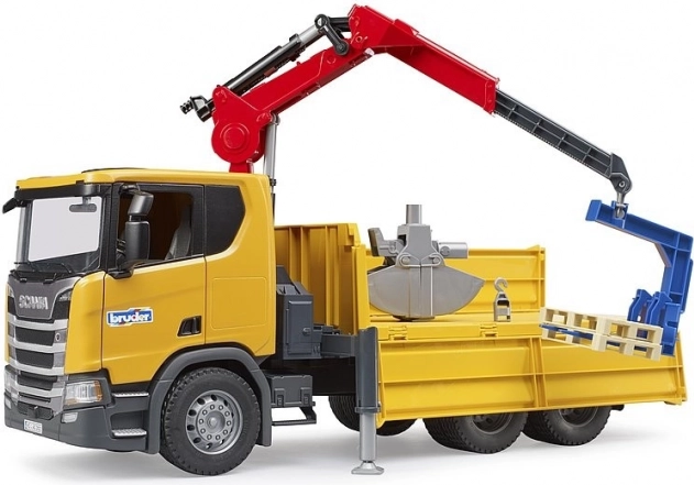 Kamion Scania s kranom