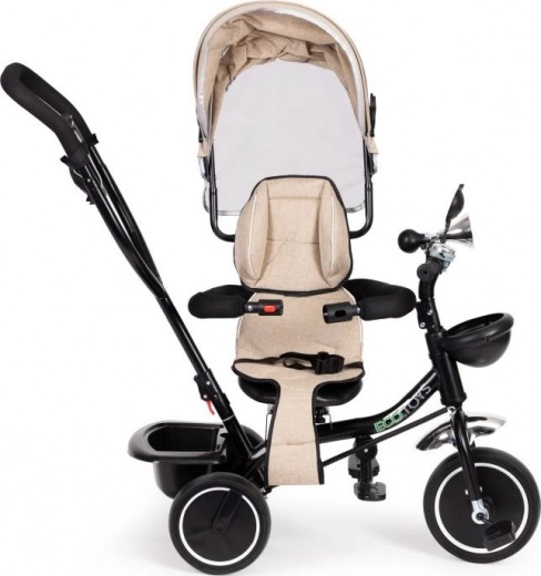 360° swivel seat: contact with the parent and a forward-facing view