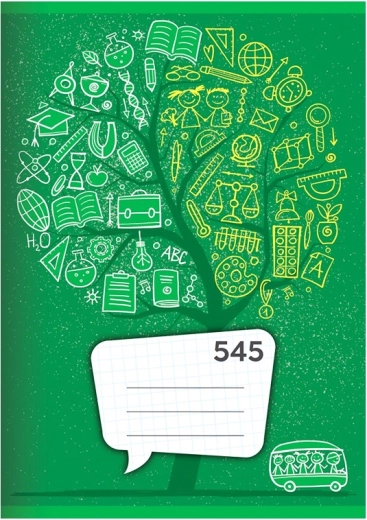 A5 squared notebook, 40 sheets