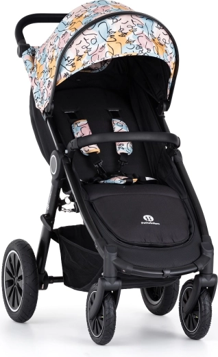 Petite&Mars sportska kolica Street+ Air black limited 100 Faces