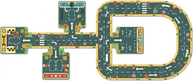 Creative floor puzzle