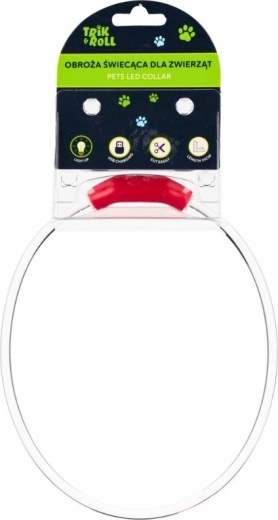 Svjetleća LED USB ogrlica za psa i mačku