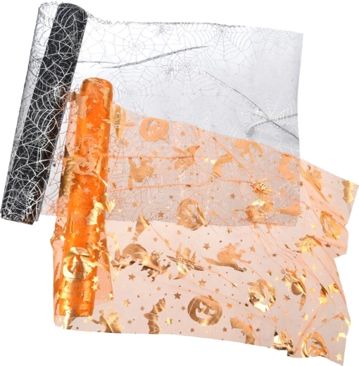 Dekorativna organza Halloween 350 cm (mix 2 motiva)