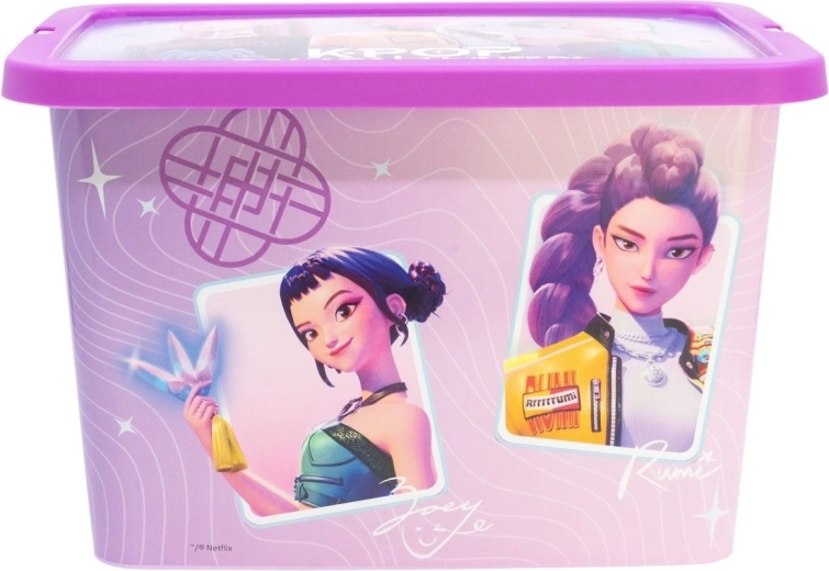 Stor kutija za pohranu 7 l K-pop: Lovkyně démonů ljubičasta - 1 komad