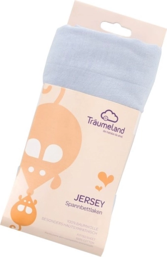 Träumeland jersey napeta plahta za ogradicu 100 × 100 cm svijetloplava