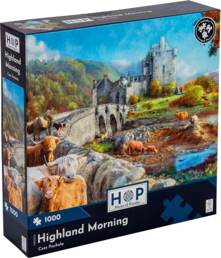 House of Puzzles Morning in the Scottish Highlands 1000-Piece Puzzle