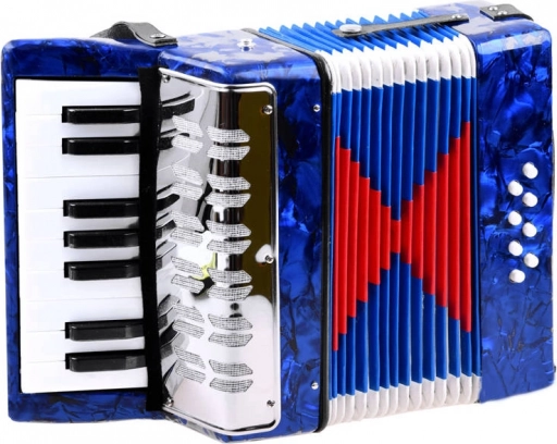 Dječji glazbeni harmonika Harmonia – Plava