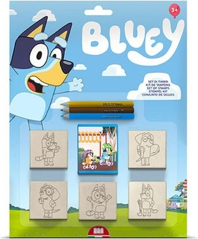 Multiprint Bluey set žigova 5 kom
