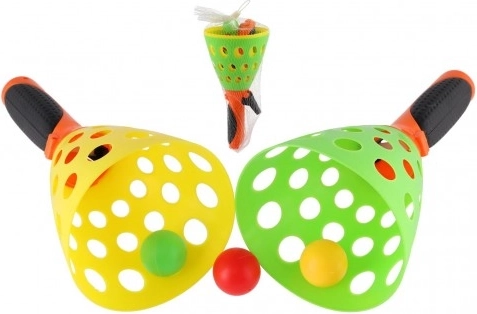 Plastična igra Catch Ball 25 cm – set košarica s lopticama