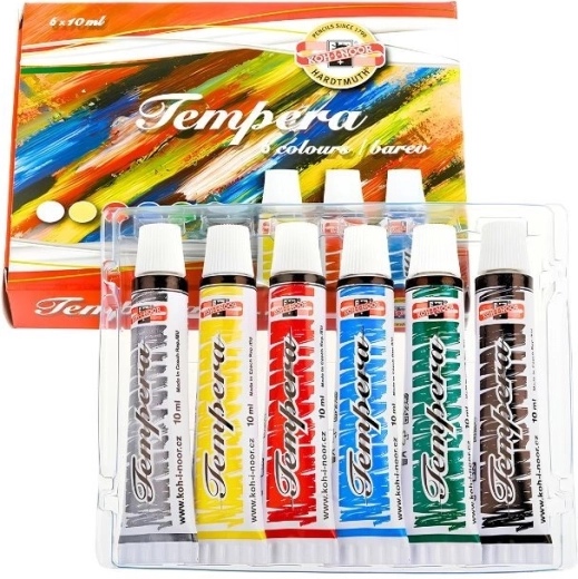Koh-i-noor Tempera Paints 6 pcs 10 ml