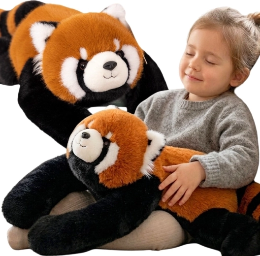 Woopie weighted red panda plush toy 65 cm 2.5 kg
