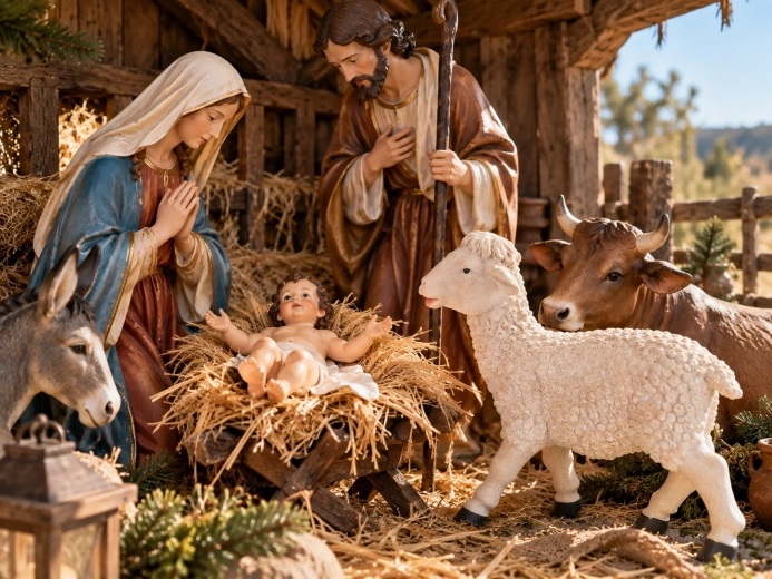 For a large nativity scene