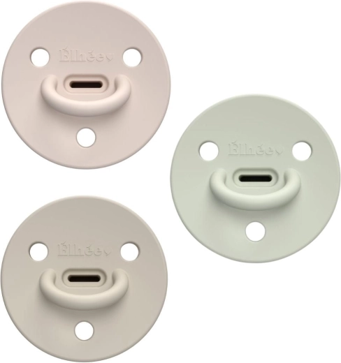 ÉLHÉE silicone pacifiers ChooChoo Extra-Fine Billie 0–6 months (3 pcs)