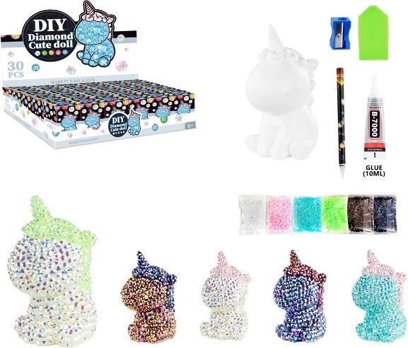 Creative Unicorn with Gems for Decorating
