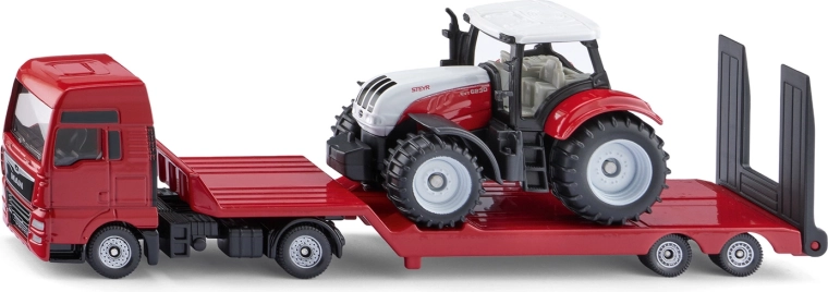 Siku Super MAN tractor unit with trailer and Steyr tractor
