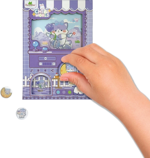 Chibi svijet gashapon bilježnica mačka - 1 komad