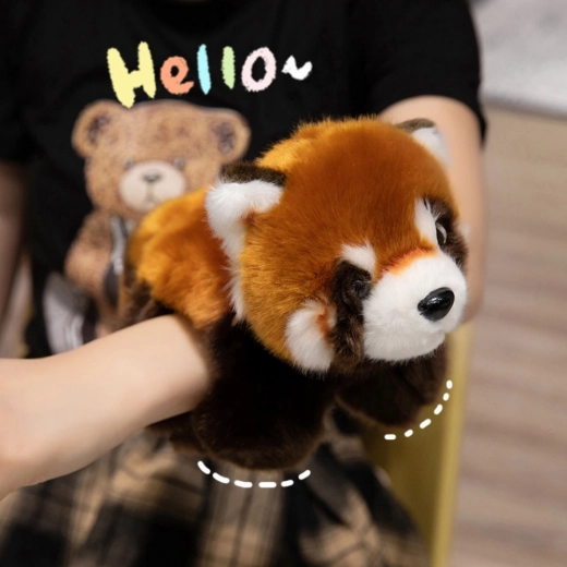 Keychain with Plush Panda