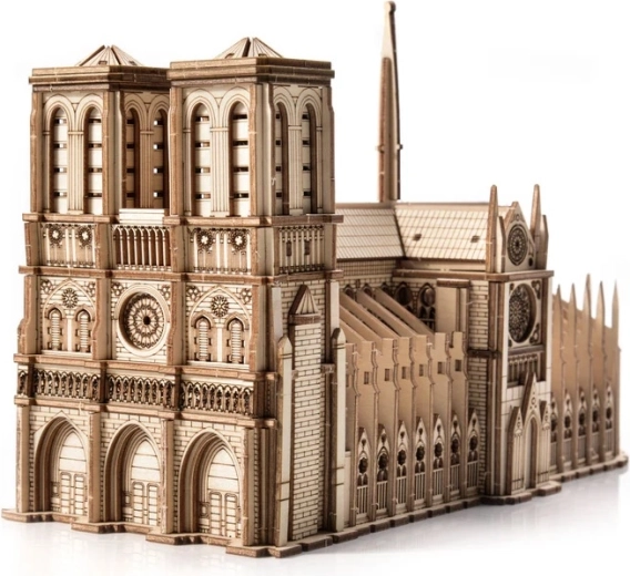 Detaljna replika katedrale Notre-Dame