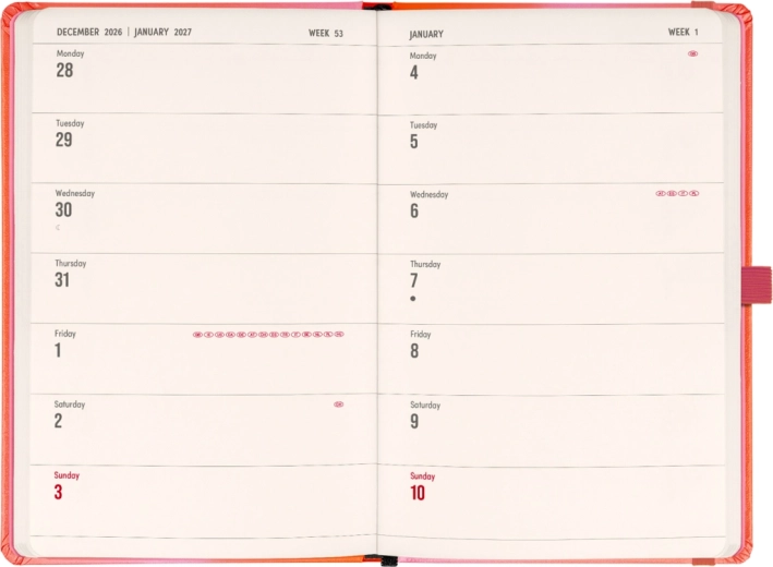 Pregledan četrnaestodnevni kalendar