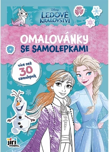 Bojanka A4 s naljepnicama Ledeno kraljevstvo