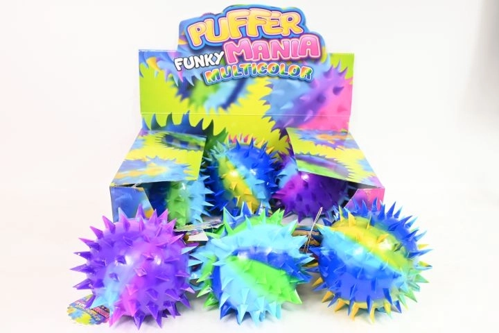 Rainbow Ball with Soft Spikes 18 cm - 1 piece