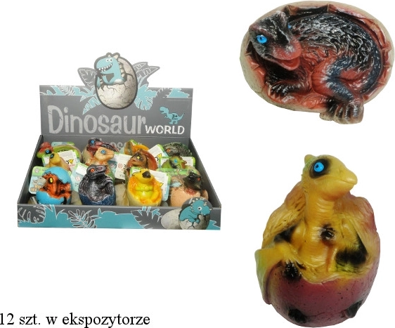 Dinosaur s lampicama i zvukom izlegnut iz jajeta