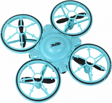 Dječji plavi dron s LED svjetlima i narukvičnim upravljačem