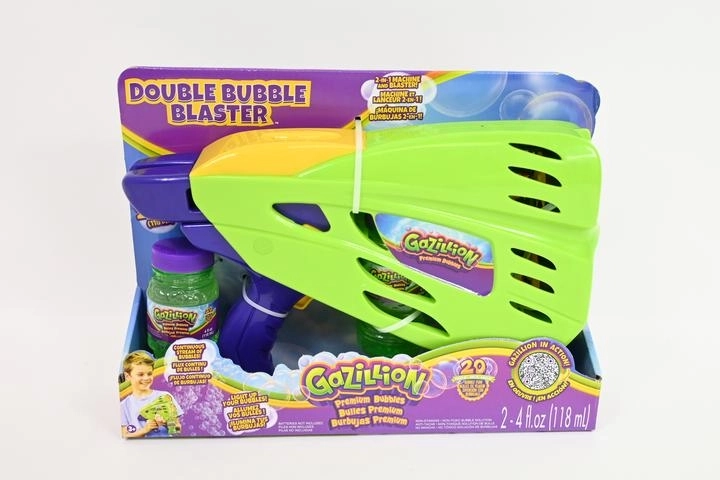 Gazillion Double Bubble Blaster 2u1 stroj za mjehuriće s LED svjetlima