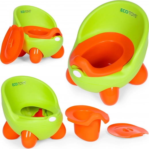 Dječji noćnik ECOTOYS s zelenom umetkom