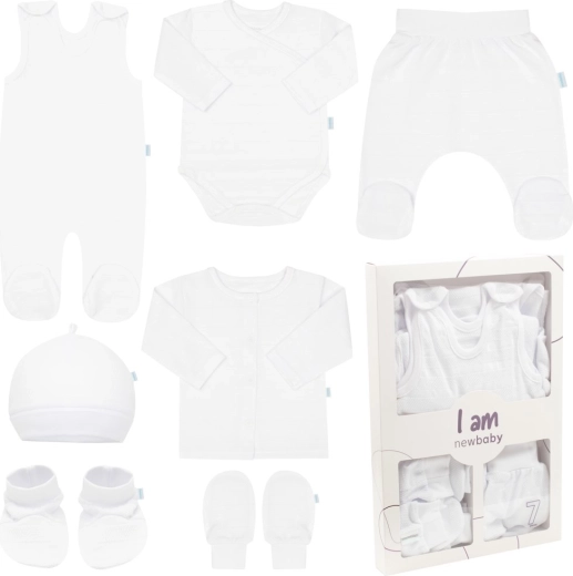 New Baby I AM baby hospital set (maternity set) – white