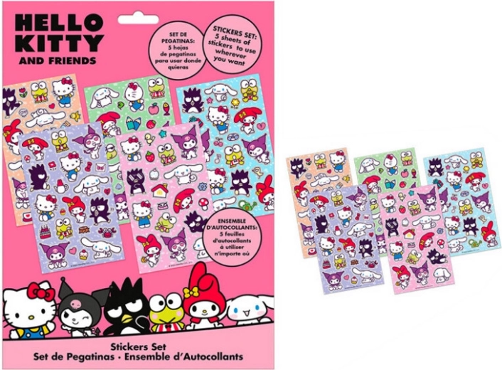 Hello Kitty Stickers – set of 92 pcs