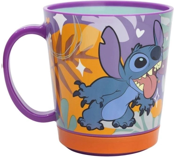 Safe plastic cup Stor Lilo and Stitch Smartgrip 410 ml - 1 piece