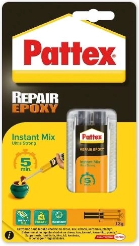 Epoksidno ljepilo 11 ml, 5 minuta PATTEX Repair Uni