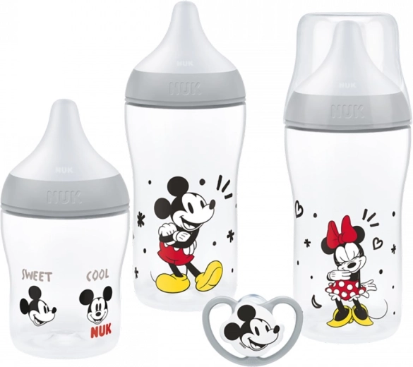 NUK Perfect Match Disney Mickey Mouse set of baby bottles and pacifier