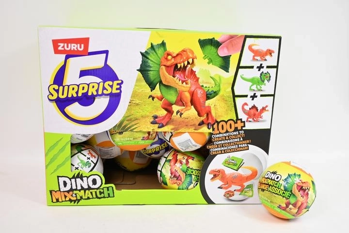 ZURU 5 Surprise Dino Mix and Match surprise ball