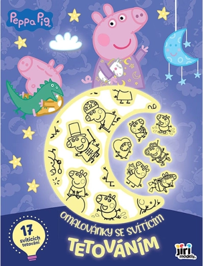 Bojanka sa svjetlećom tetovažom Praščić Peppa