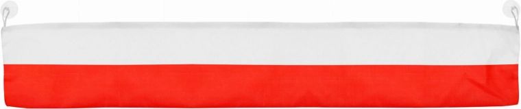 Polish national flag with suction cups for glass